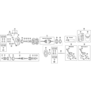 Nexus push rod for SG-3R40 Inter-3 hub