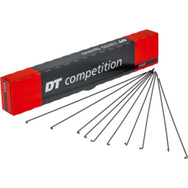 Competition black spokes 14 / 15 g = 2 / 1.8 mm box 100