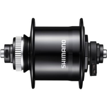 DH-UR700-3D Dynamo hub, 6v 3w, for Centre-Lock disc, 36h, 100 mm Q/R, black