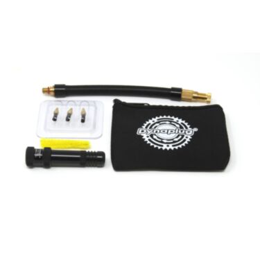 Air tubeless Road tyre repair and inflation kit - Black