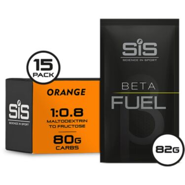 BETA Fuel energy drink powder - box of 15 sachets - orange