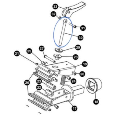 1810- Clamp screw PCS-10/ 11