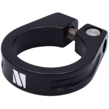 Threadsaver seat clamp 28.6 mm, black