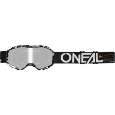 B-10 Goggle ATTACK black/white - clear
