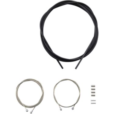 Road / MTB brake cable set, black