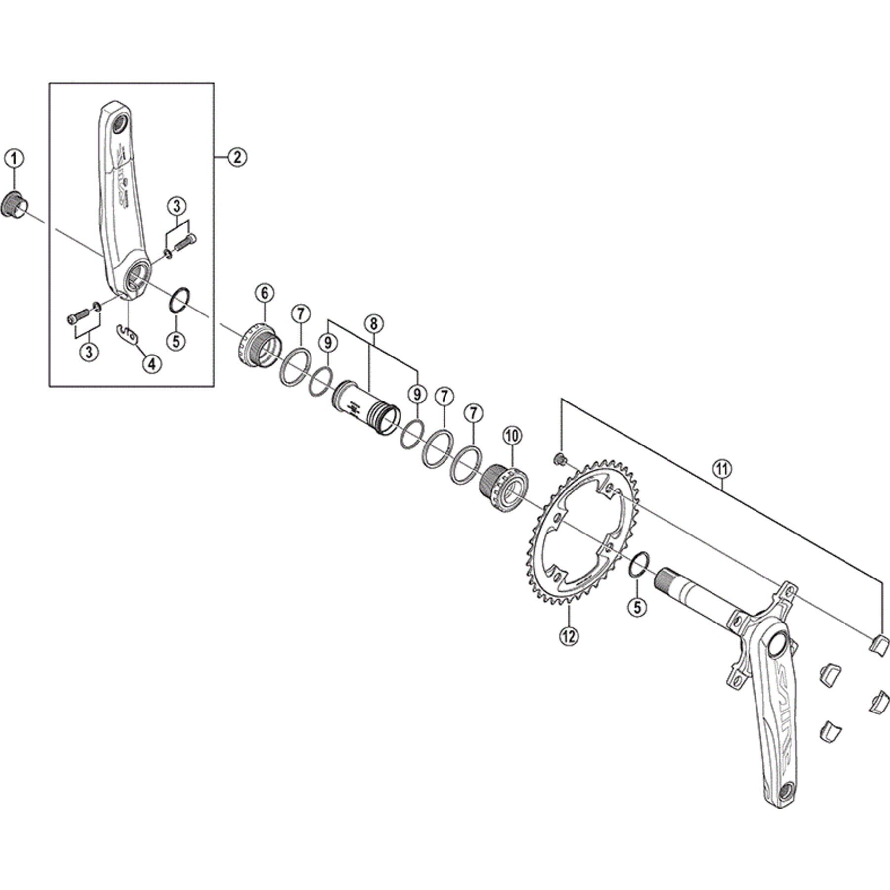 Shimano Spares FC-M810 plate