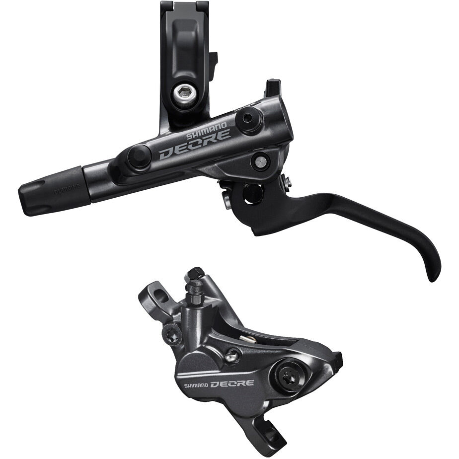 Shimano Deore BR-M6120/BL-M6100 Deore bled brake lever/post mount 4 pot calliper