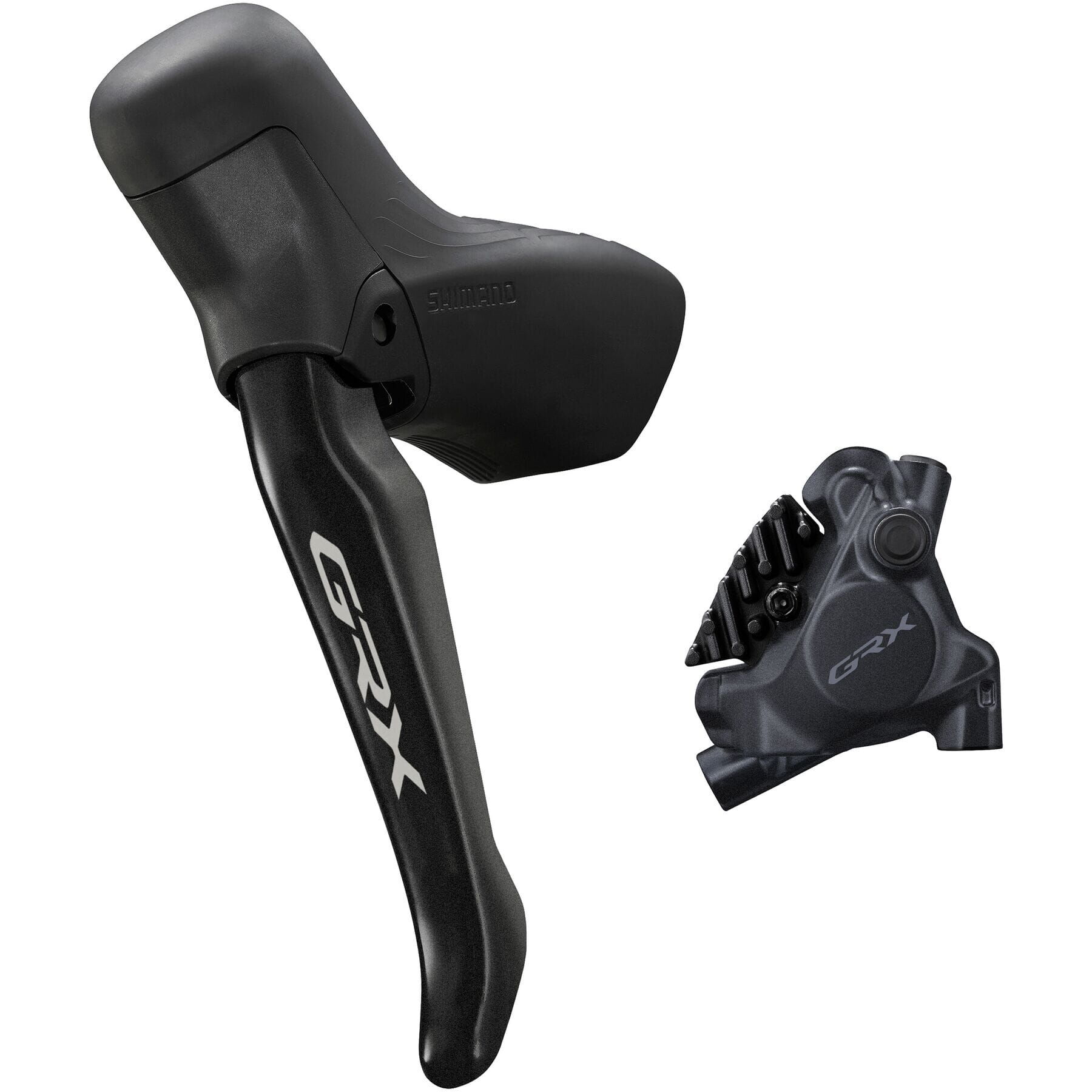 Shimano GRX BL-RS717 GRX hydraulic disc brake lever bled with BR-RX410 calliper