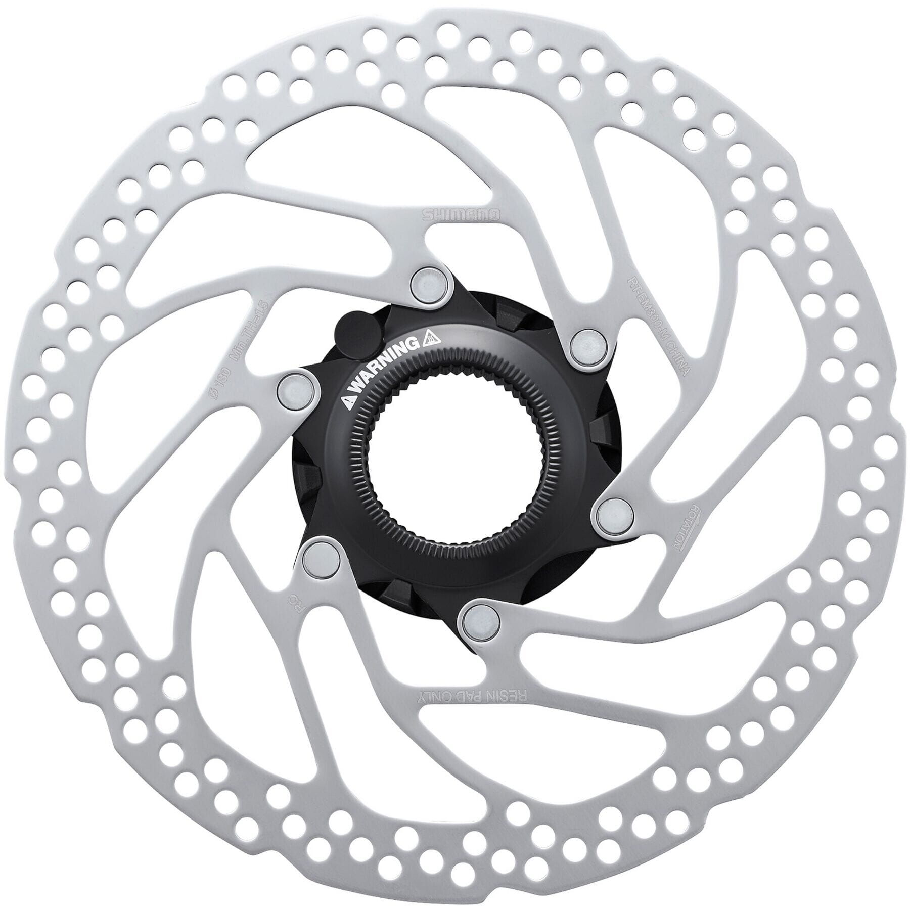 Shimano STEPS RT-EM300 rotor with internal and external lockring