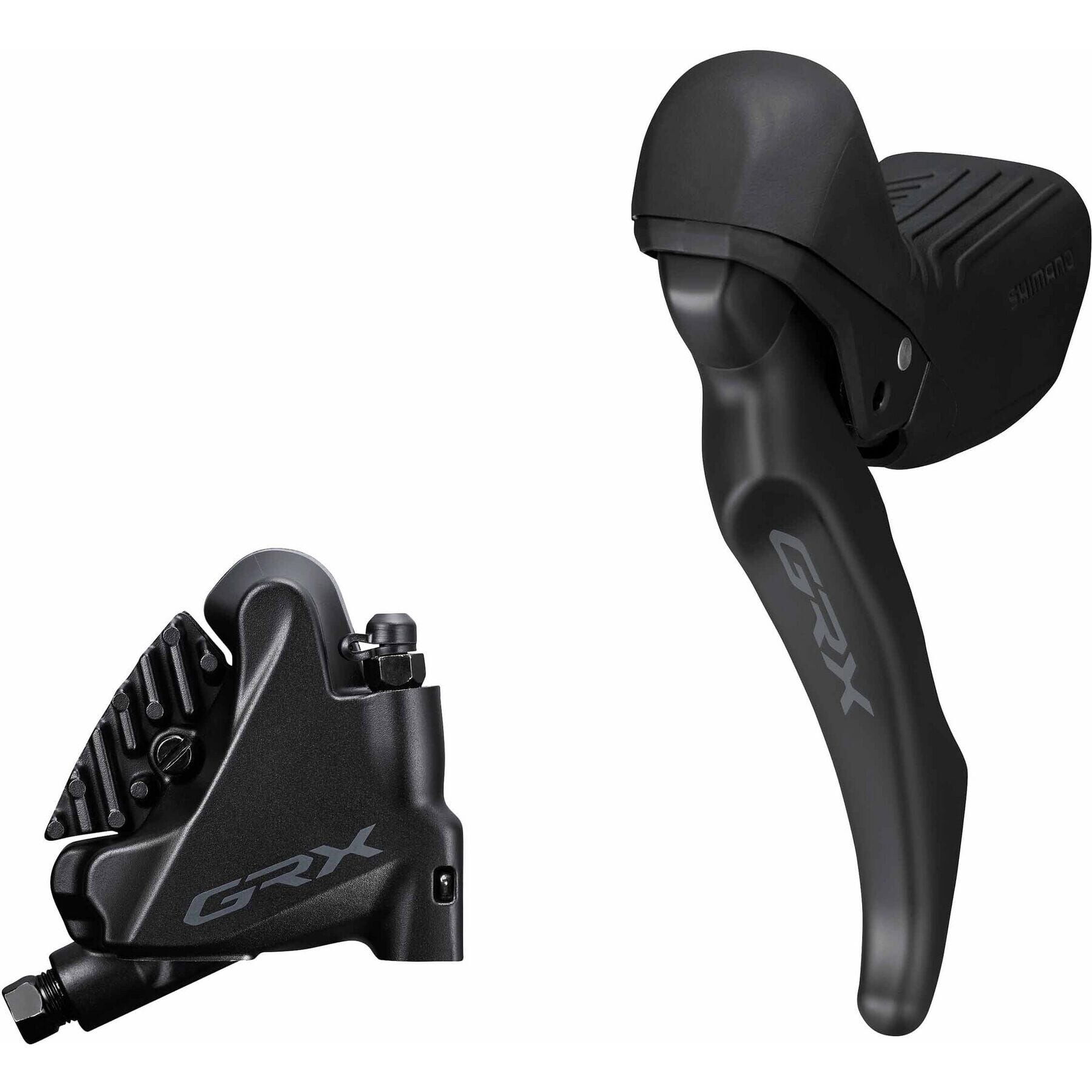 Shimano GRX BL-RX610 GRX hydraulic disc brake lever bled with BR-RX410 calliper