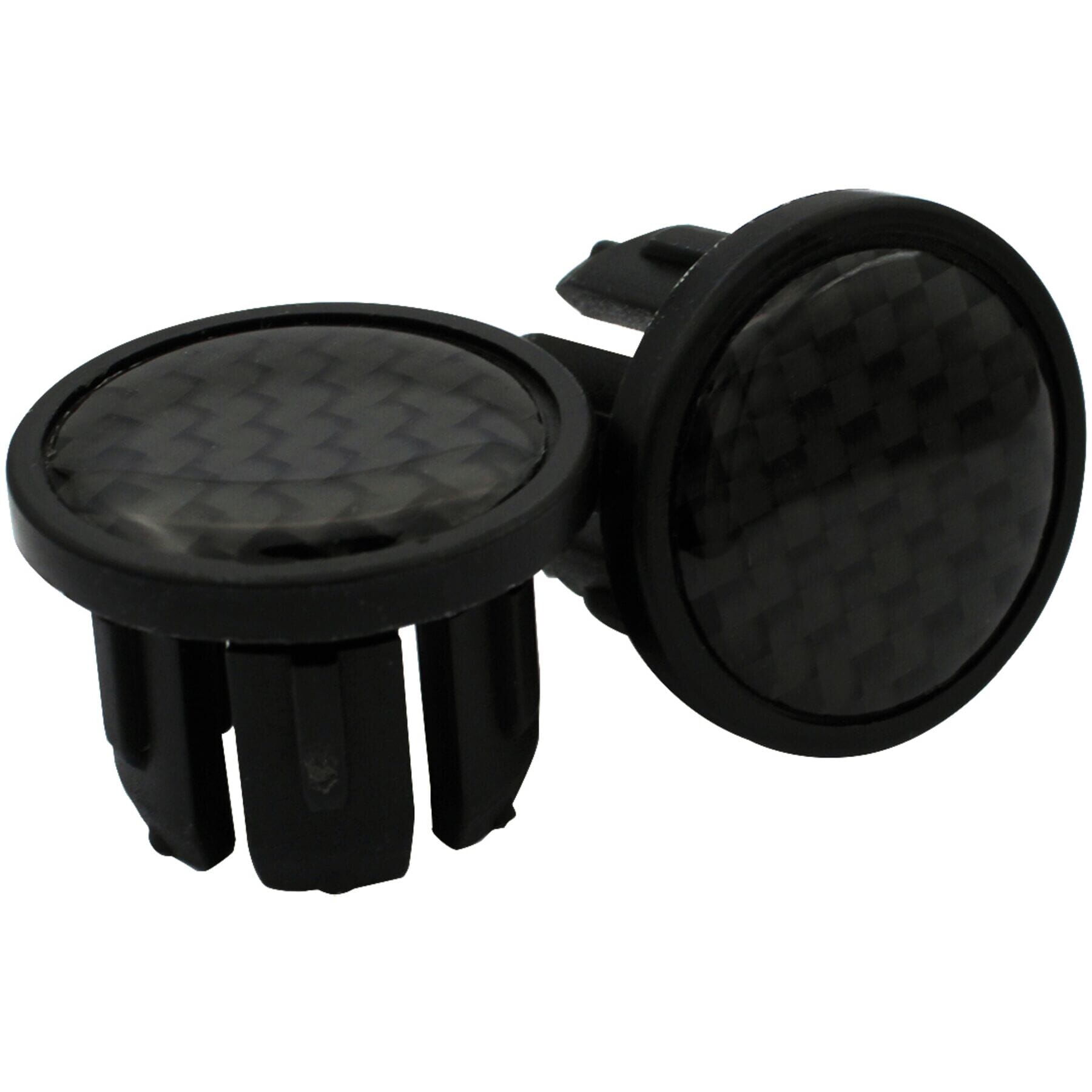M Part Carbon fibre look bar end plugs for Road bikes