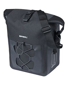 Basil Navigator Waterproof Medium Single Pannier Bag 12-15L , black