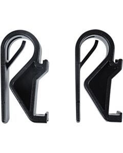Basil Hook-On System Sports set of 2 hooks 10-12mm black
