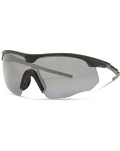 Madison Eyewear Shields Matt Black Sunglasses - 3 Polarised Lens Pack - Silver Mirror / Bronze Mirror / Yellow