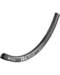 DT Swiss R 470 DB Presta-drilled Disc Brake Black Rim
