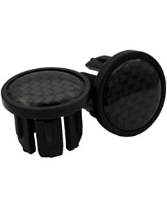 M Part Carbon fibre look bar end plugs for Road bikes