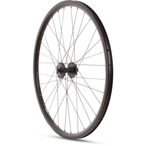 M Part Wheels MTB/Gravel Front Wheel Shimano Deore 6B Hub QR 100mm 650B/27.5 inch TLR Rim blk